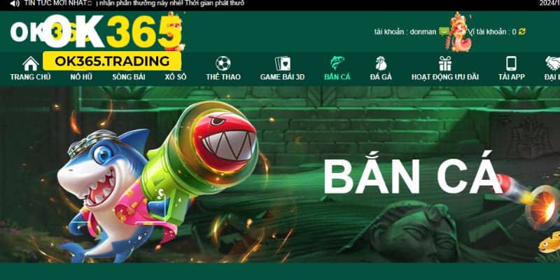 Lý do không nên bỏ qua tựa game bắn cá ok365