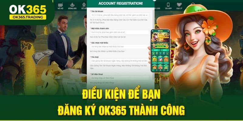 Các chú ý quan trọng về đăng ký Ok365