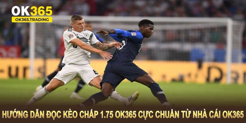 Hướng dẫn đọc kèo chấp 1.75 OK365 cực chuẩn từ nhà cái OK365