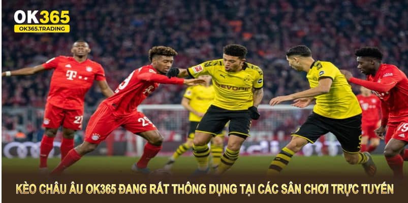 Tìm hiểu về kèo châu Âu OK365 đang rất thông dụng tại các sân chơi trực tuyến