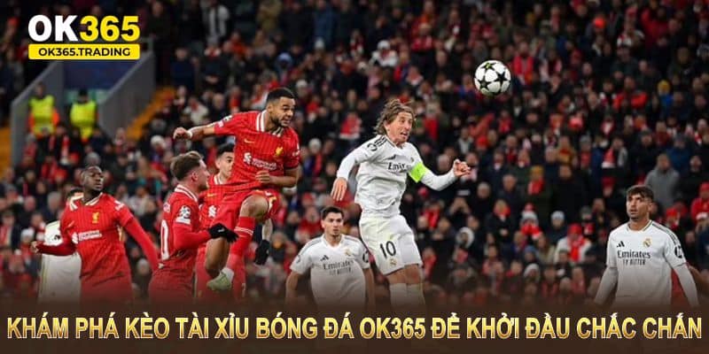Khám phá kèo tài xỉu bóng đá OK365 để khởi đầu chắc chắn